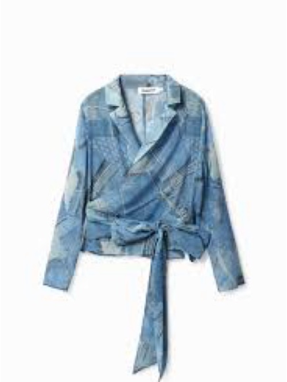 Tie-Waist Patchwork Desigual blouse